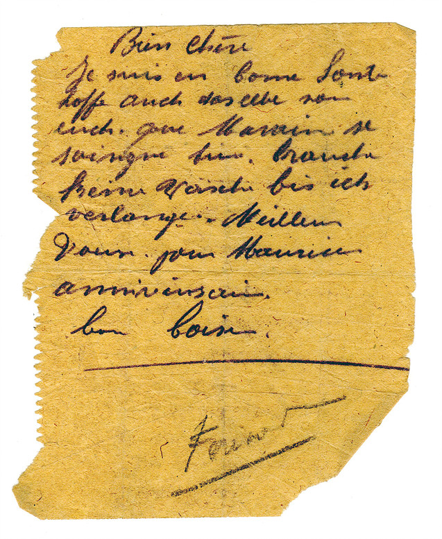 Message Traver, 1944